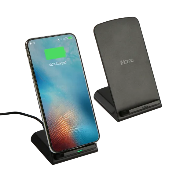 2-Pack: iHome Pro Stand 10W Qi Wireless Charger