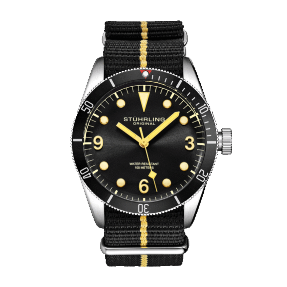 Stuhrling Forti 41mm Quartz Diver Watch