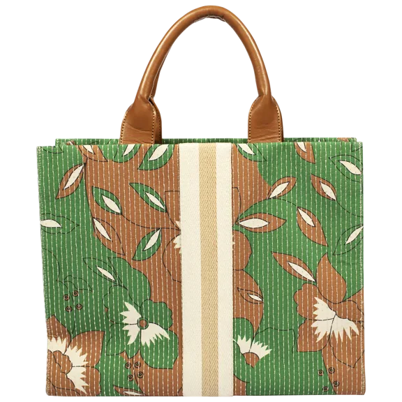 Neiman Marcus Floral Printed Tote