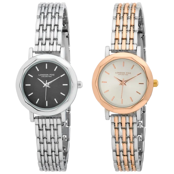 London Fog Women's Clarence Round Watch