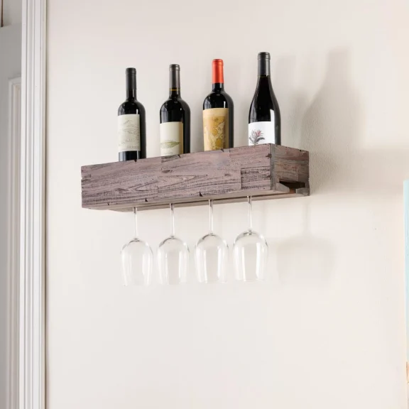 The Floating Wine Shelf