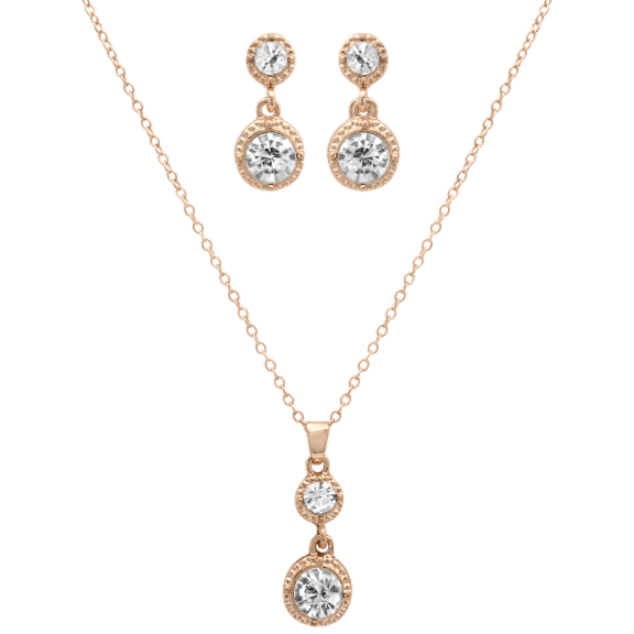 Saffron Necklace & Earrings Set