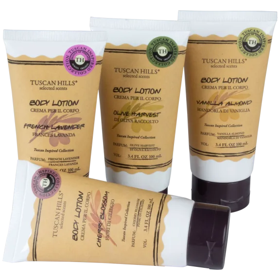 4-Piece Tuscan Hills 3.4oz Lotion Assortment