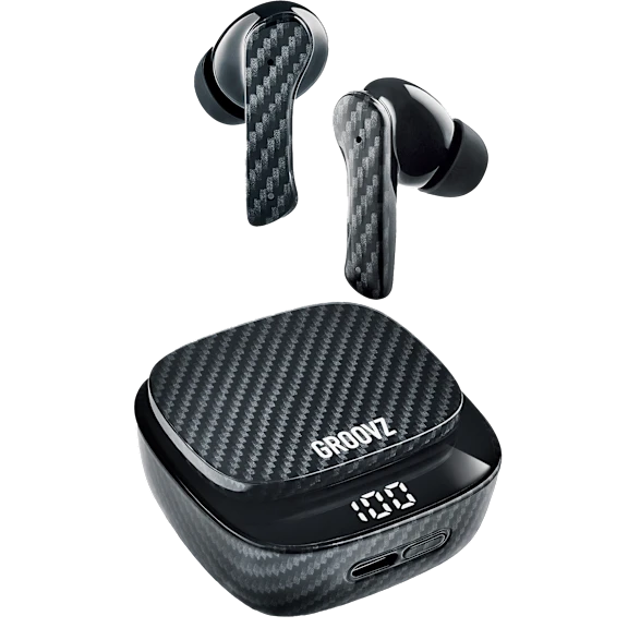 Groovz True Wireless Earbuds with Smart Charging Case