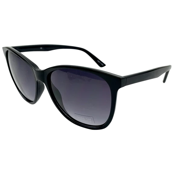 Ann Taylor Women's All Black Round Frame Sunglasses