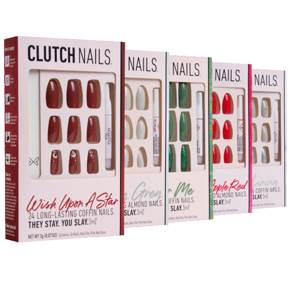 5-Pack: Clutch Nails Press-On Nails