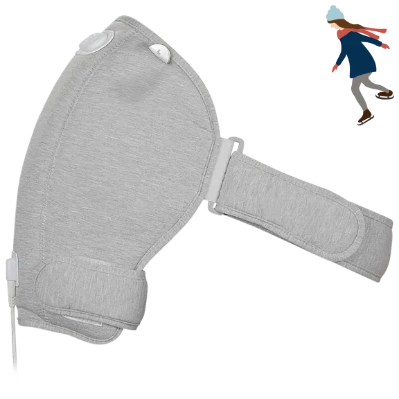 Sharper Image Calming Heat Therapeutic Massaging Shoulder Wrap