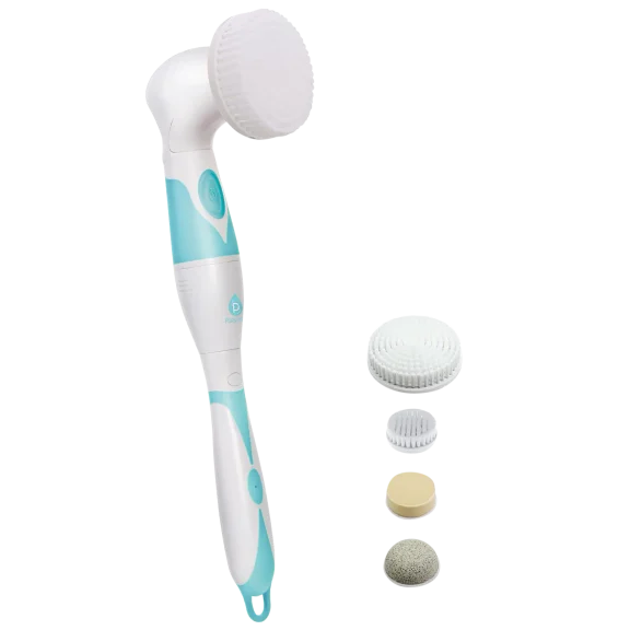 Pursonic Advanced Facial & Body Cleansing Brush with Extended Handle
