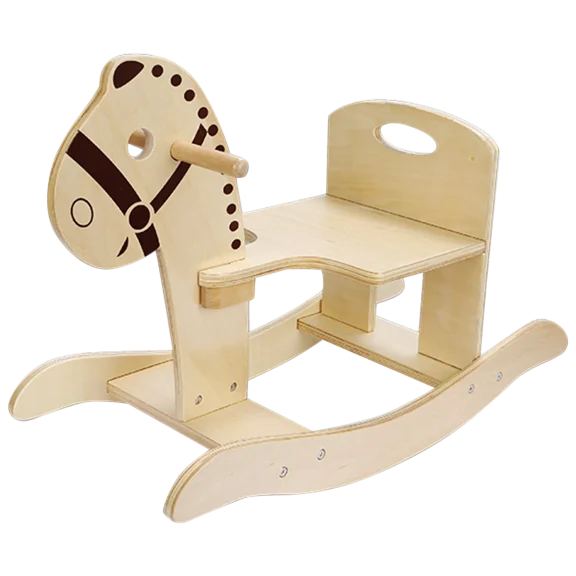 BooKid Wooden Rocking Horse
