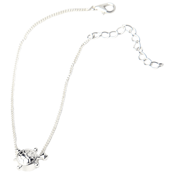 Golden NYC Jewelry 18K Gold Plated Save The Turtles Anklet