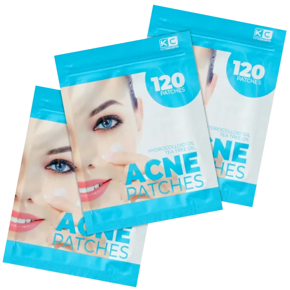 3-Pack: KeyConcepts 120 Hydrocolloid Pimple Patches in 3 Sizes (360 Patches)