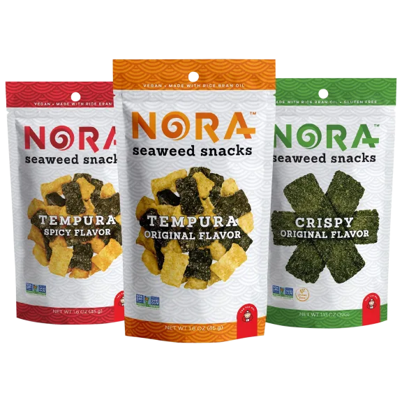 12-Pack: Variety Nora Seaweed Snacks 1.6oz