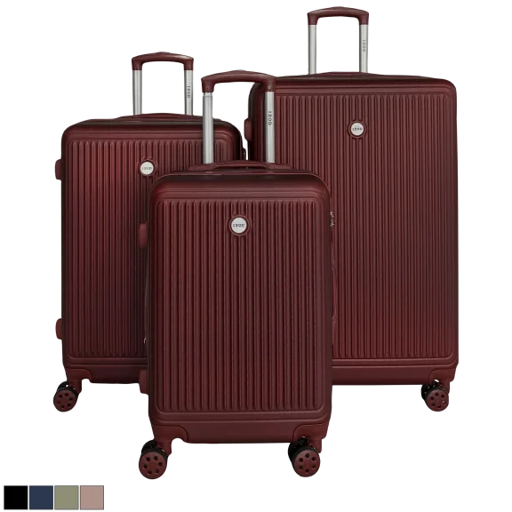 IZOD Clara 3-Piece Expandable ABS Luggage Set
