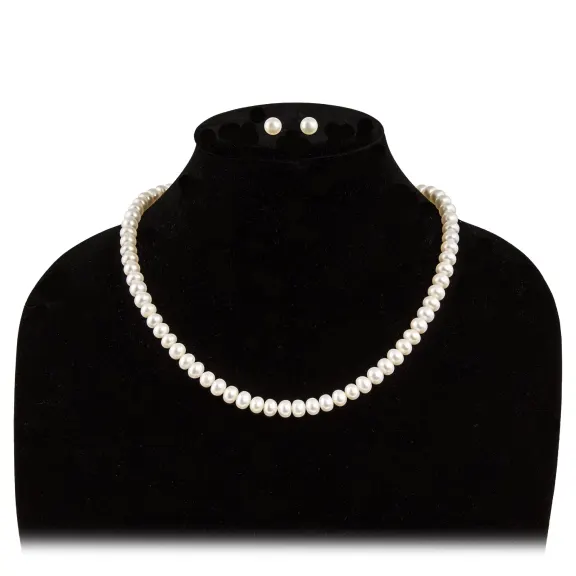 Lily Signature Freshwater Pearl Necklace & Earrings