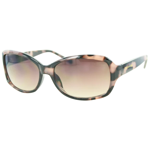 Jones New York Pink Tortoise Square Frames With Gradient Brown Lenses