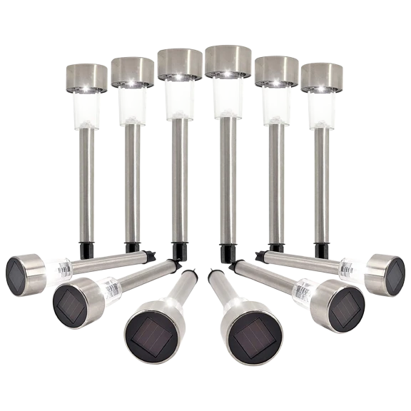 12-Pack: Eternal Living Premium Solar Pathway Lights