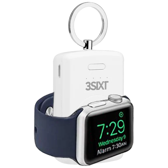 3SIXT JetPak Apple Watch Power Bank with keychain - 1000mAh