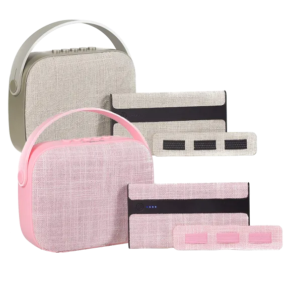 3-Piece Gift Set with Bluetooth Clutch Speaker & 4000mAh Power Bank