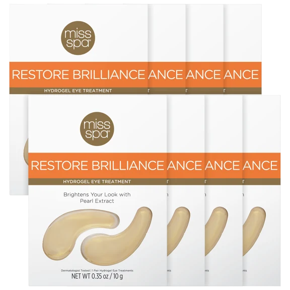 8-Pack: Miss Spa Restore Brilliance Hydrogel Eye Treatment