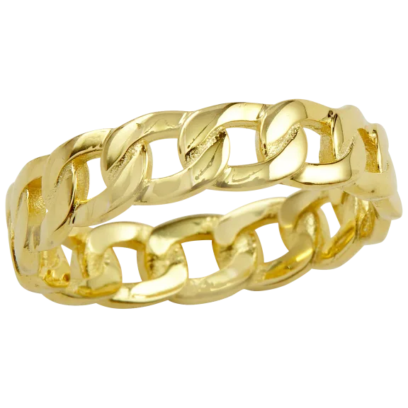 Savvy Cie Chain Link Ring