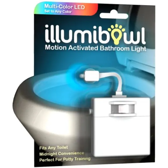 3-Pack: IllumiBowl Toilet Night Lights
