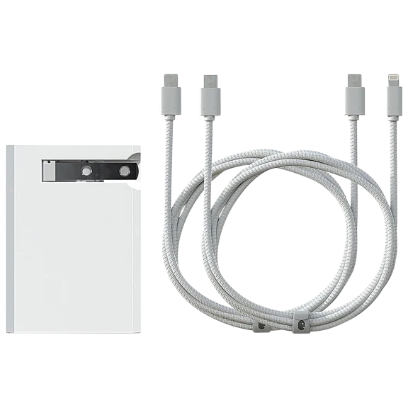 Einova Sirius GaN 65-Watt Adapter with 6FT Lightning & USB-C cables