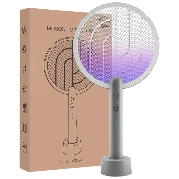 Hakol 2-In-1 Electric USB Fly Swatter Racket
