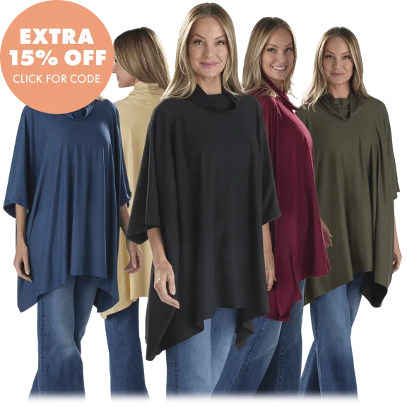 Carlos By Carlos Santana Cowl Neck Poncho