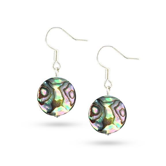 NEW ZEALAND ABALONE COLLECTION Tia Abalone Statement Earrings