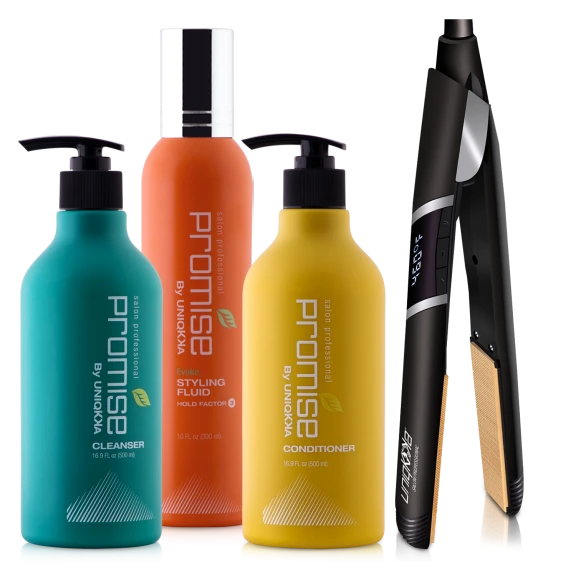 Promise by Uniqkka Heat Protection Set with Straightener