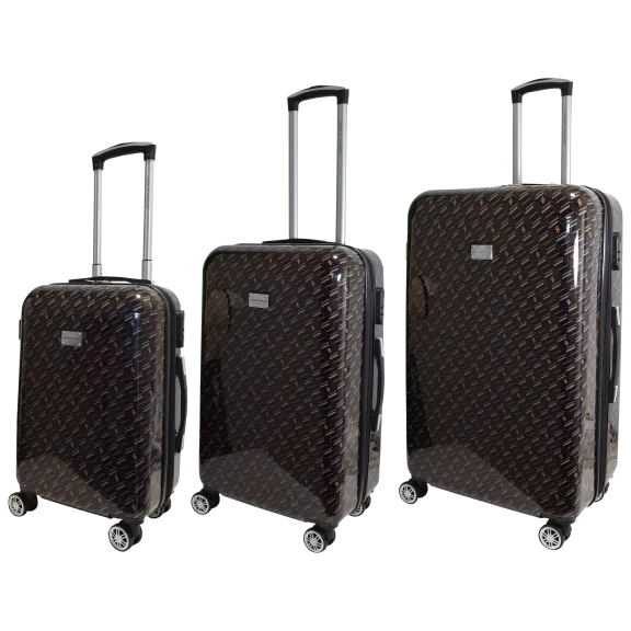 Adrienne Vittadini 3-Piece Signature Hardside Luggage Set