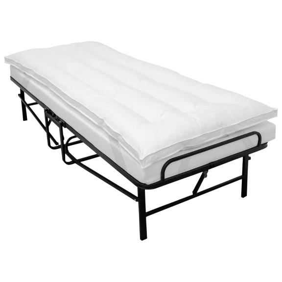 SensorPEDIC 2-Inch Down Alternative Fiber Cot Bed Topper with Cotton Cover