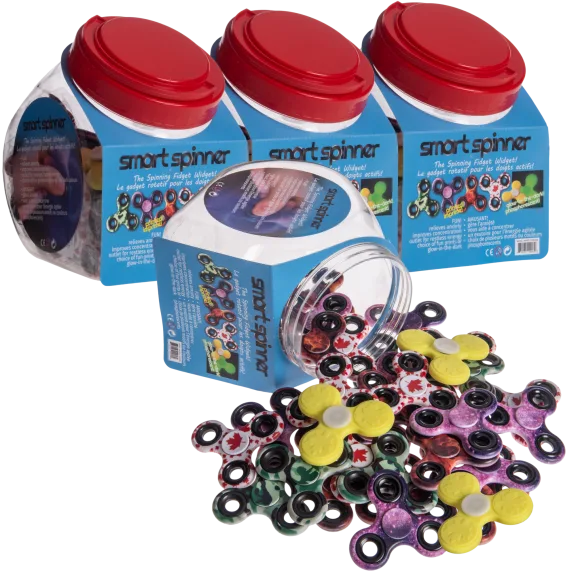 40 or 160-Pack: Fidget Spinners (Standard or Printed)