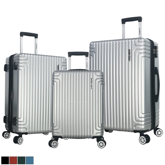 Olympia USA Gulliver 3-Piece Hardside Spinner Luggage Set