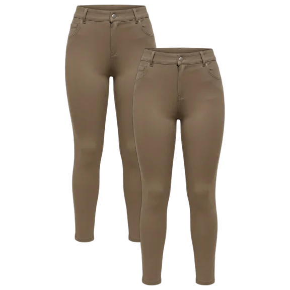 2-Pack: HUE Ultra Soft Denim Plus-size Leggings