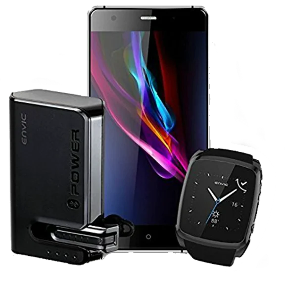 Envic Unlocked Android Cell Phone & Smartwatch Bundle
