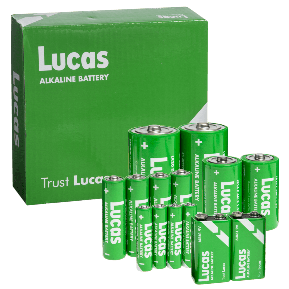 Lucas Alkaline Battery Bundle