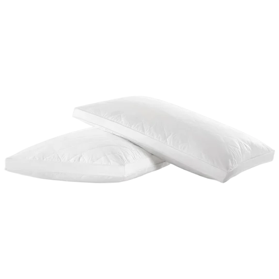 2-Pack: New York & Company Double Quilted Down & Feather Pillows