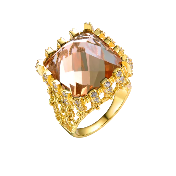 Megan Walford Gold Vintage Style Ring