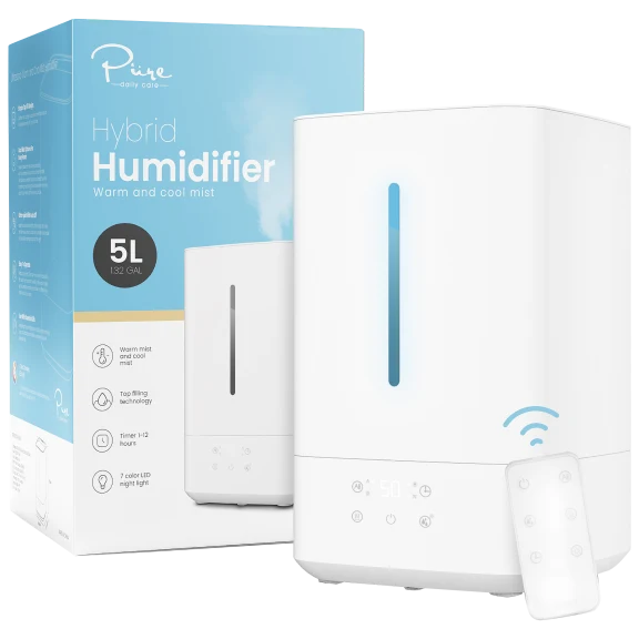 Pure Daily Care Ultrasonic Warm And Cool Mist Humidifier