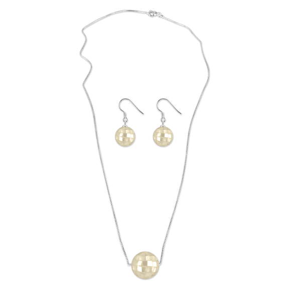 SOUTH SEA COLLECTION 12mm South Sea Mother-of-Pearl Pendant & Earring Sets