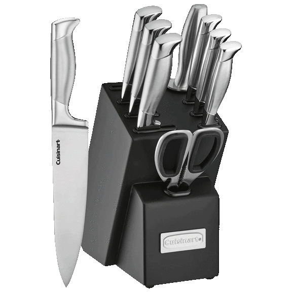 Cuisinart 10-Piece Stainless Steel Cutlery Block Set