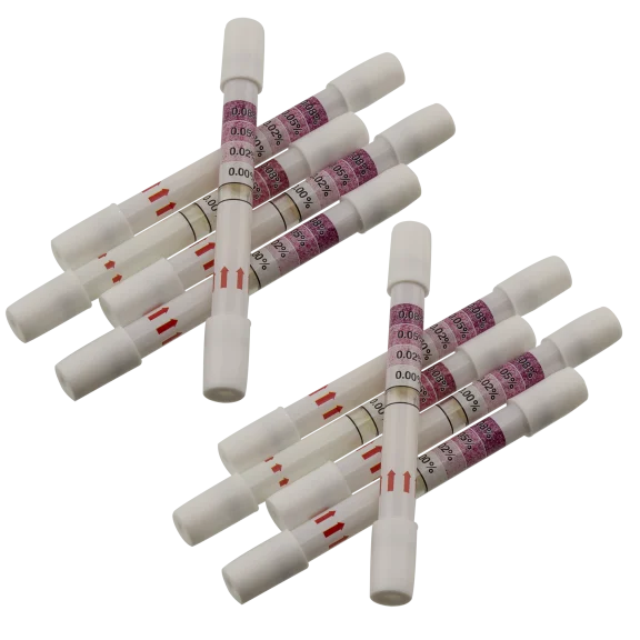 10-Pack: Alcograd Single-Use Breathalyzer