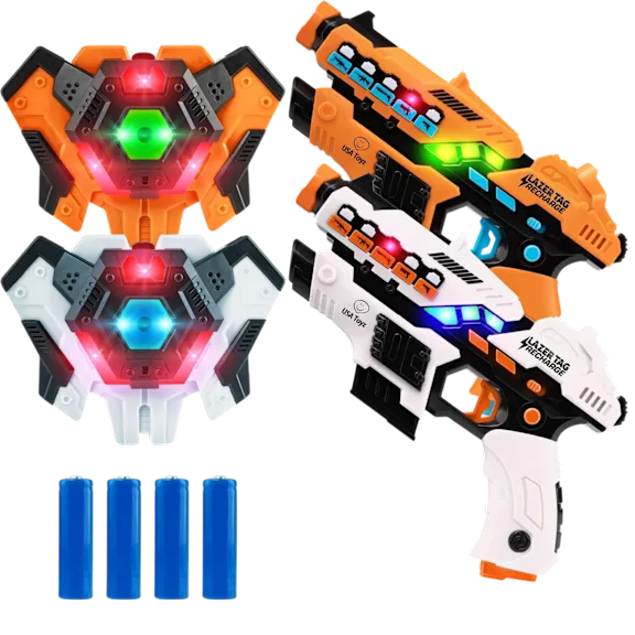 2-Pack: USA Toyz Rechargeable Laser Tag Game