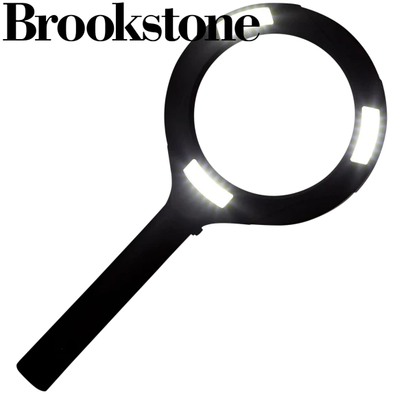 Brookstone Magnifying Glass with LED Light