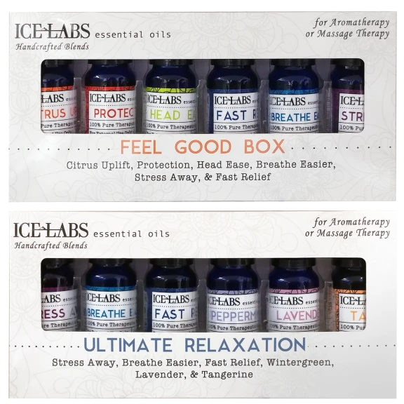 6-Pack: Ice Labs Natural Essential Oil Blends