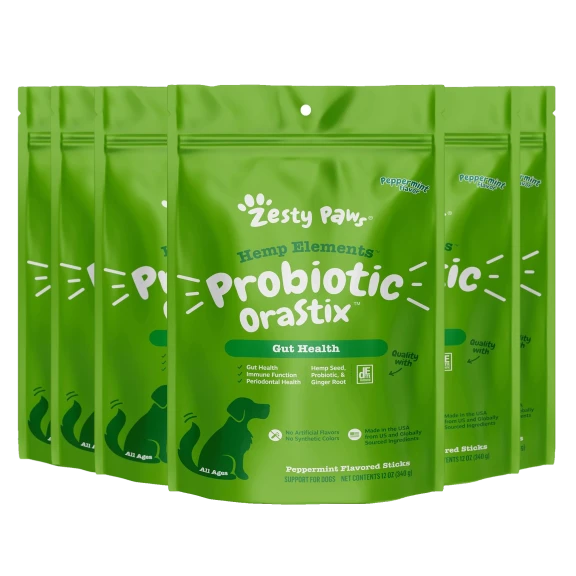 6-Pack: Zesty Paws Probiotic Orastix Dog Chews
