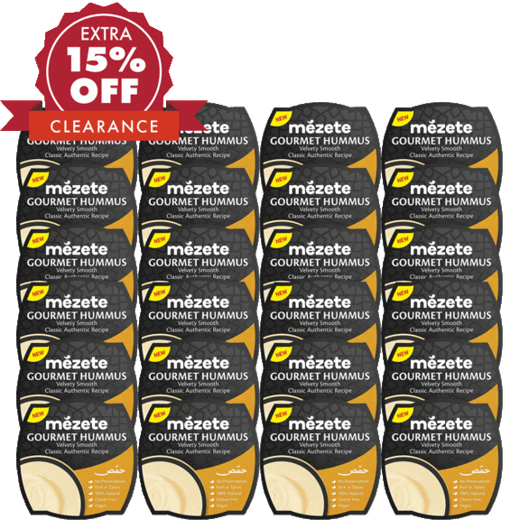 24-Pack: Mezete Hummus Dips