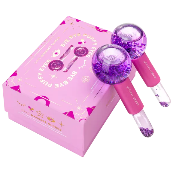 2-Pack: Almost Famous Cryo Cooling De-Puffing Massage Globes