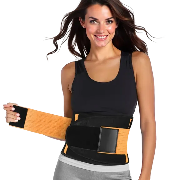 Extreme Fit Breathable Back Support Pain Relief Double Compression Waist Belt